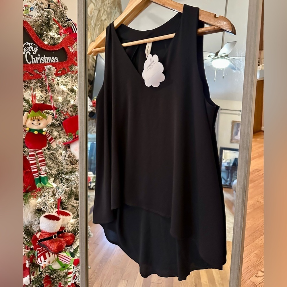 TYCHE Black All My Life Tank Small NWT